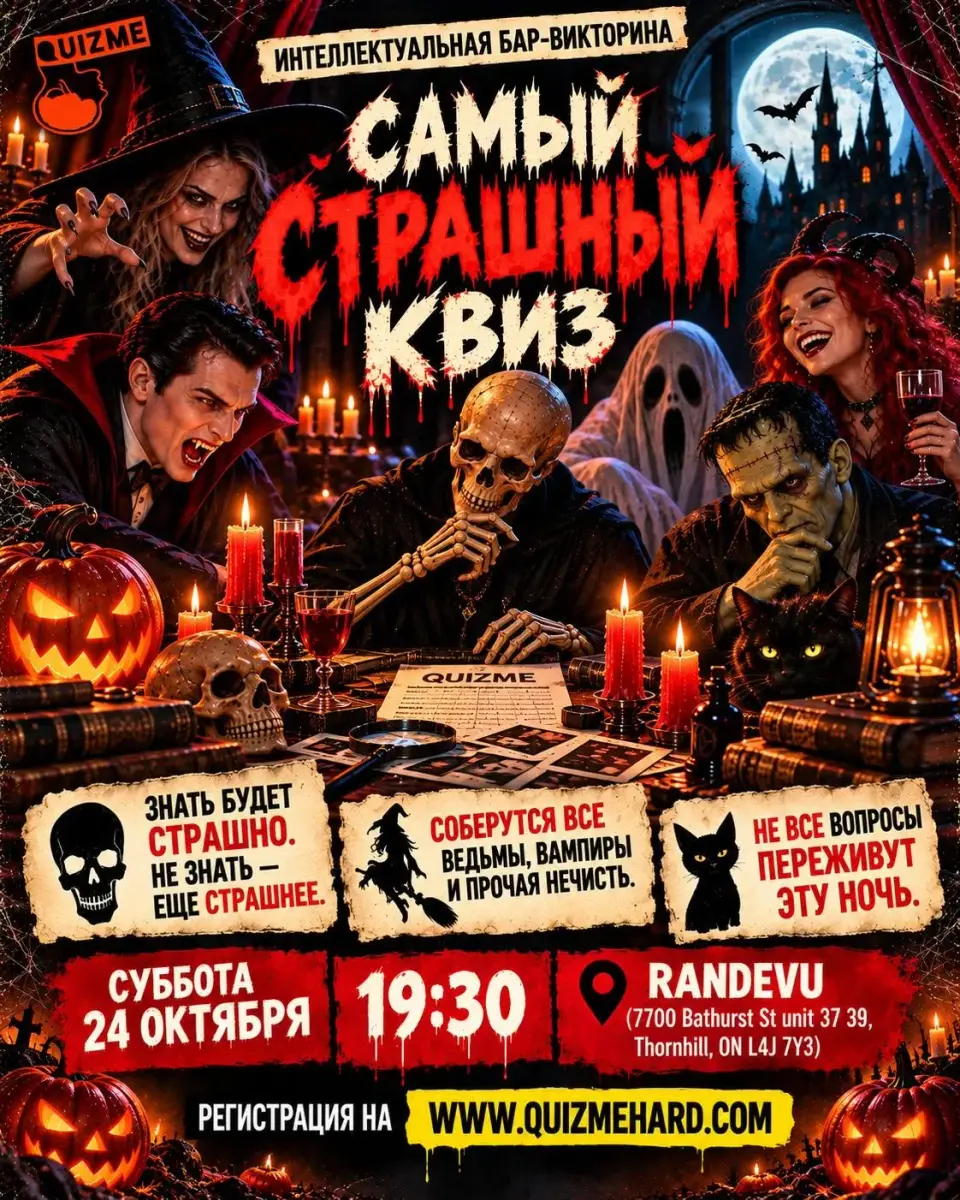 КвизМи Торонто. Самый страшный квиз.